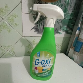 Пятновыводитель Grass, G-oxi spray, 600 мл, жидкость, для цветного, кислородный, 125495 - фото 3 от пользователя