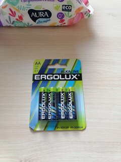 Батарейка Ergolux, АА (LR6, 15A), Alkaline, щелочная, 1.5 В, блистер, 4 шт, 11748 - фото 5 от пользователя