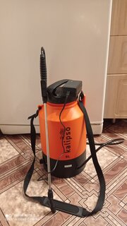 Опрыскиватель садовый работа от аккумулятора, Kalipso, 5 л, свинцово-кислотный, 1.3 А.ч, 12 В, пластик, KF-5L-1С - фото 5 от пользователя