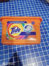 Капсулы для стирки Tide, Все в 1 Pods Color, 15 шт, капсула 22.8 г - фото 6 от пользователя