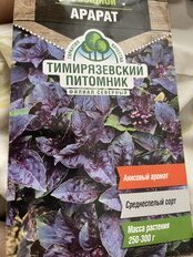 Семена Базилик, Арарат, 0.3 г, цветная упаковка, Тимирязевский питомник - фото 4 от пользователя