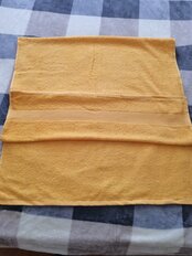 Полотенце банное 70х140 см, 100% хлопок, 380 г/м2, Грация, Barkas, желтое, Узбекистан - фото 9 от пользователя