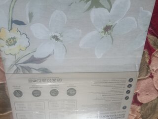 Постельное белье 2-спальное, простыня 200х220 см, 2 наволочки 50х70 см, пододеяльник 175х215 см, Silvano, поплин, Цветы 22/009-PCE/SLV - фото 4 от пользователя