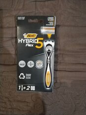 Станок для бритья Bic, Hybrid 5 Flex, для мужчин, 5 лезвий, 2 сменные кассеты, 921385 - фото 9 от пользователя